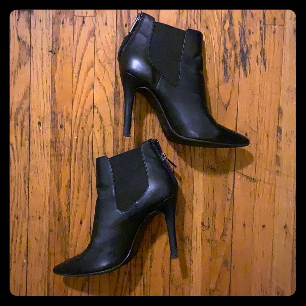 Black ankle boots